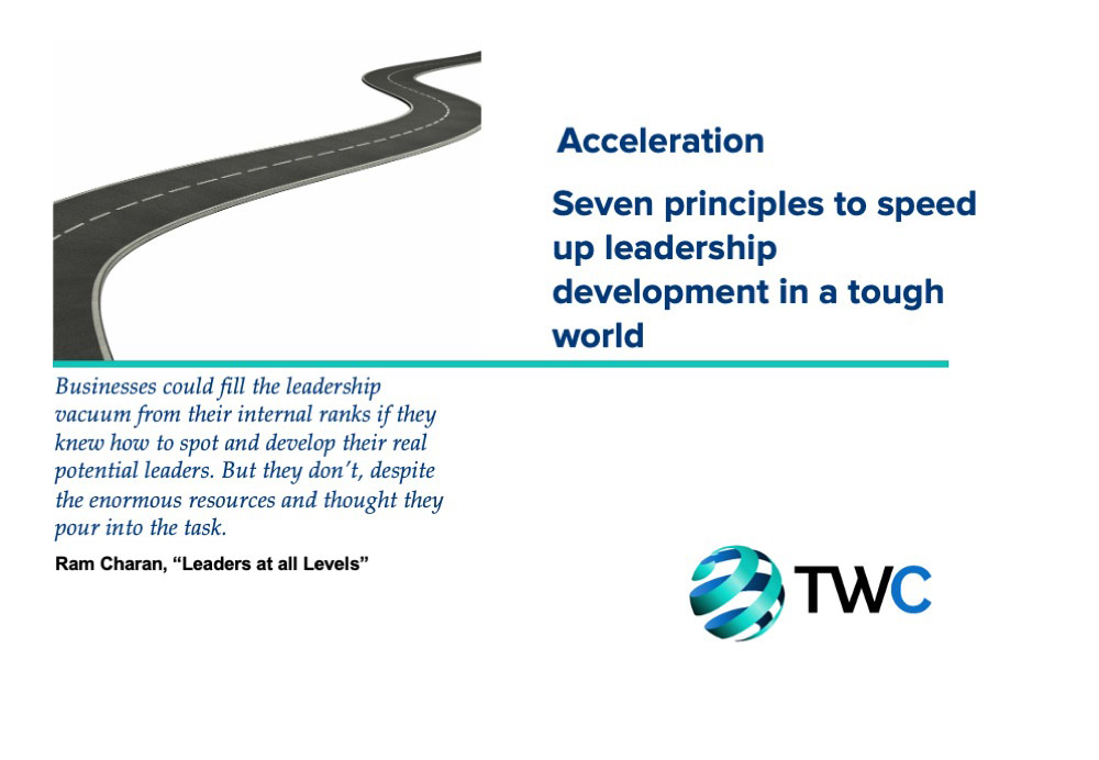 Acceleration Leadership Development